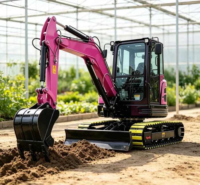 High Reach 6 Ton Demolition Excavator with 3 Piece Boom for Building Demolition Used Excavator