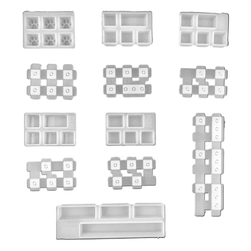 

DIY Set Manual Mechanical Gaming Keyboard for Key Caps Resin Clavier Silicon Mol Drop Shipping