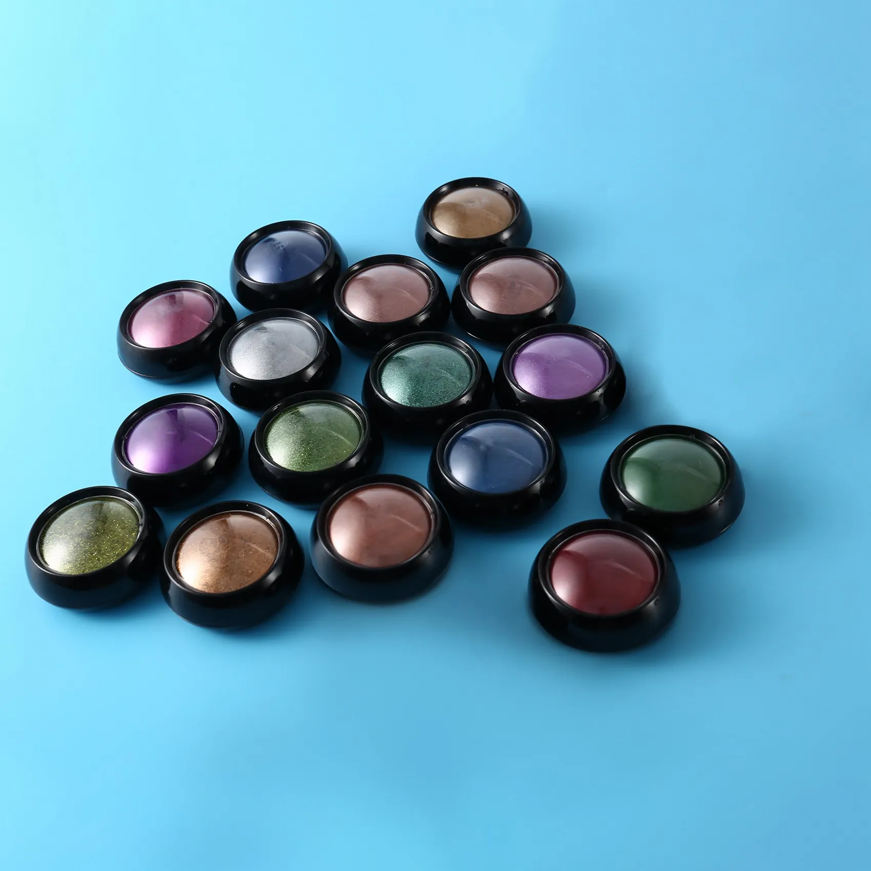 At17 16 frascos de pó cromado para unhas, pó metálico para arte em unhas, efeito espelhado, pigmento para manicure com 16 peças de palitos de sombra