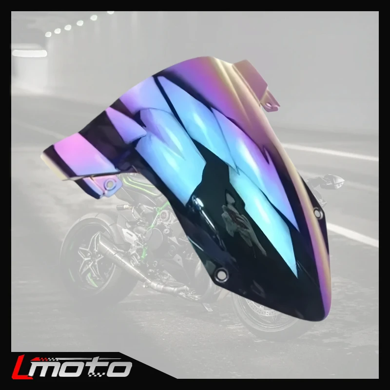 

For BMW motorcycle windshield dual bubble S1000RR S1000RR S 1000 RR HP 2019 2020 S1000RR Blue Smoke Black