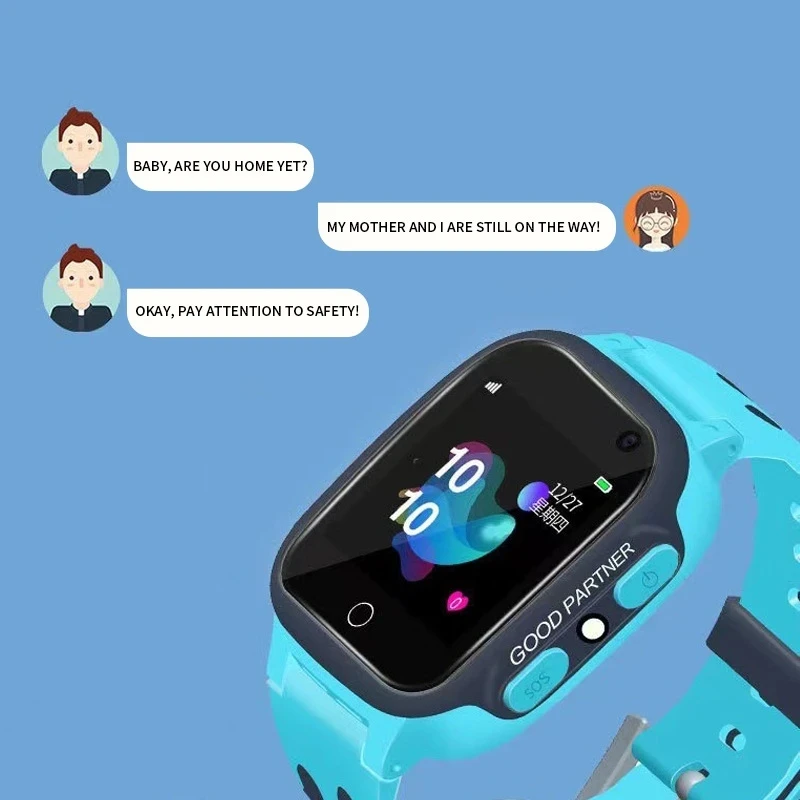 Smartwatch Wrist Kids Smart Watch For Children Electronic Digital Connected Wristwatch Clock Boy Girl Child GPS Tracker On Hand