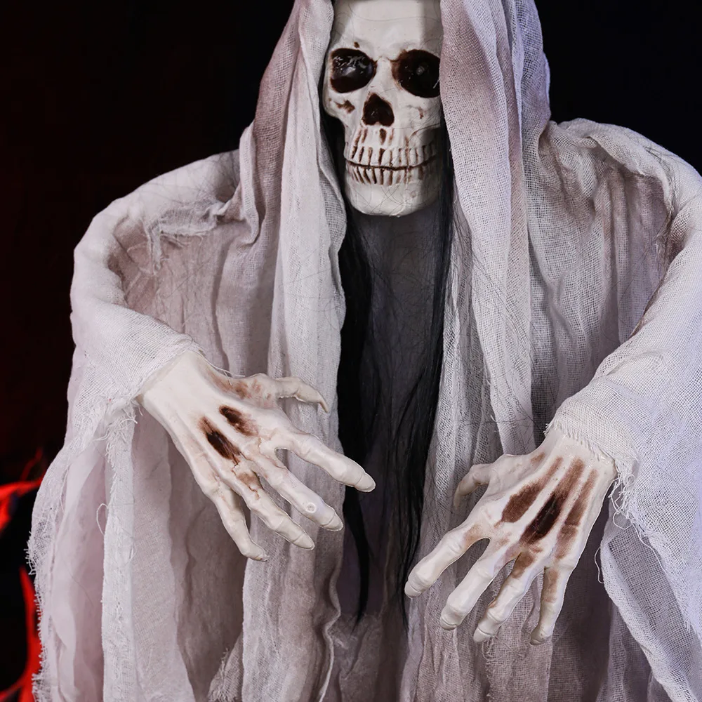 For Halloween haunted room escape haunted house bar scene decoration props skeleton grim reaper pendant