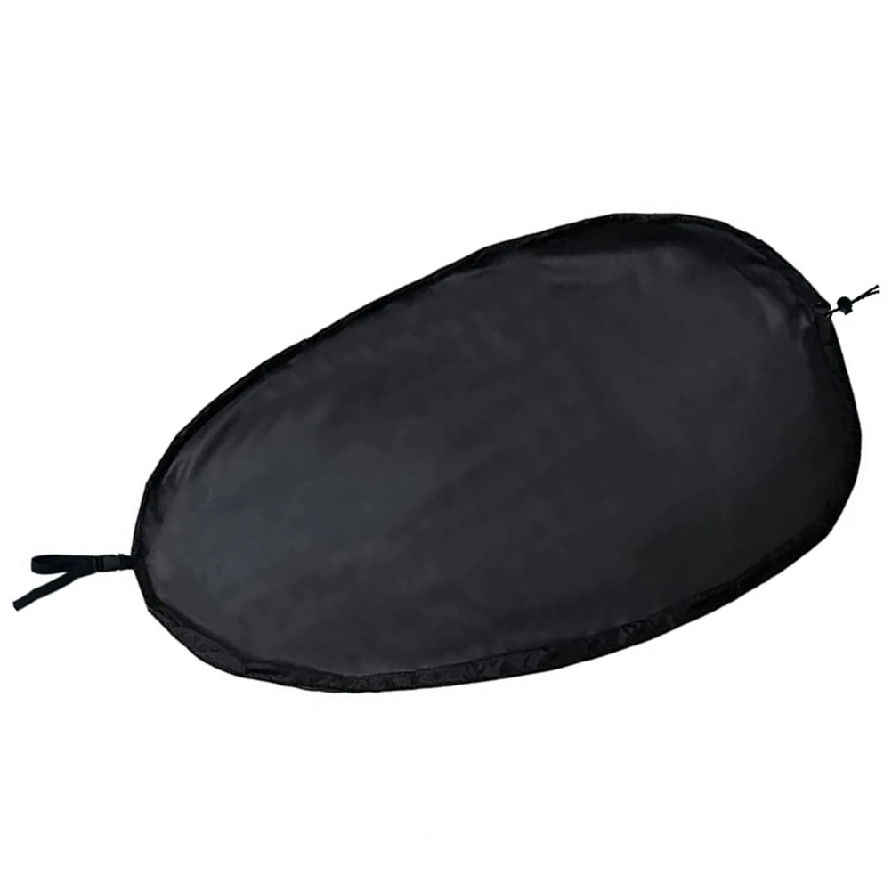 

Kayak Cabin Protective Cover 420D Oxford UV Proof Water Resistant Canoe Seat Shield 42 7x24inch Black Fishing Boat Protector