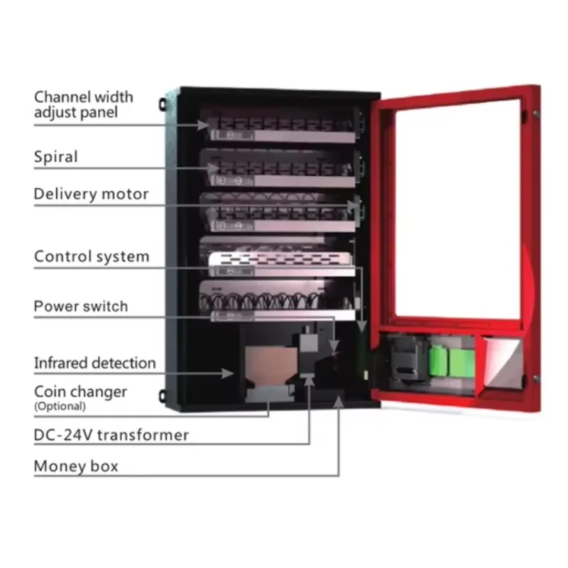 Orange Juice Vending Machine Small Snack Food Dispenser