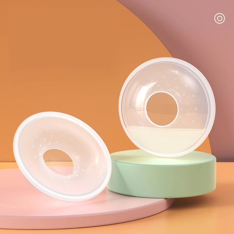 New Breast Shells Breast Milk Saver for Breastfeeding Relief Silicone Breastmilk Collector Nursing Cups for Overflow Milk