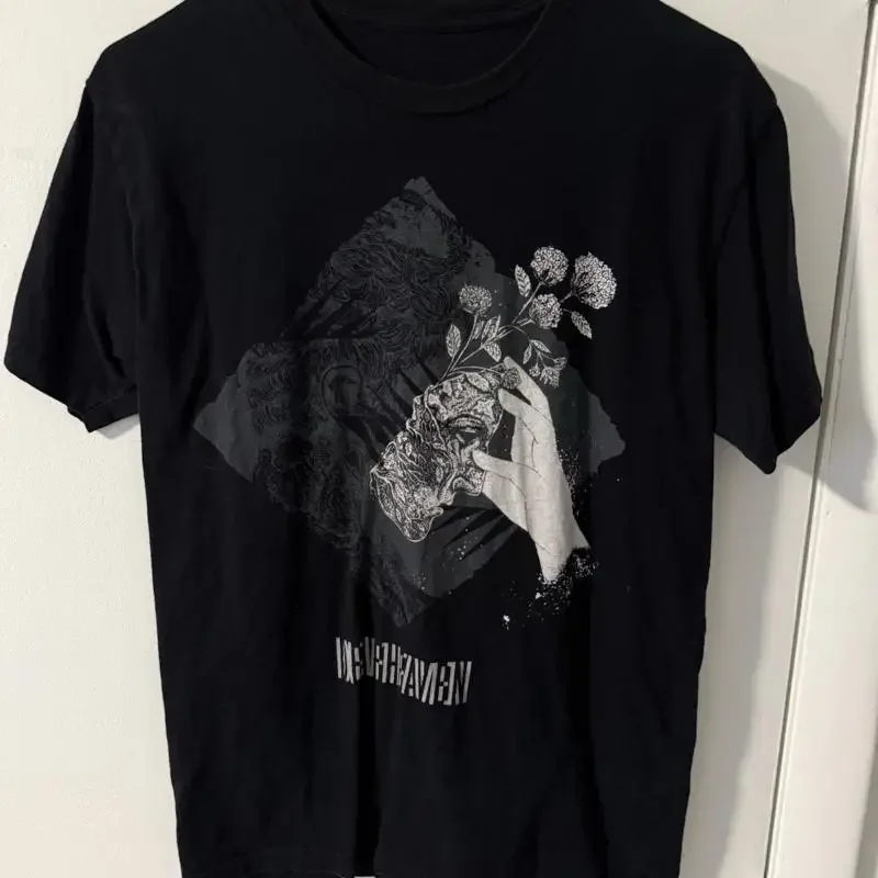 Deafheaven New Bermuda Tour T Shirt Men Medium Alcest Power Trip Whirr Metal Band