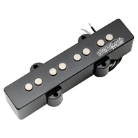 Wilkinson M Series Pastilla de bajo de jazz tradicional de cerámica Gauss variable para bajo eléctrico estilo JB, negro