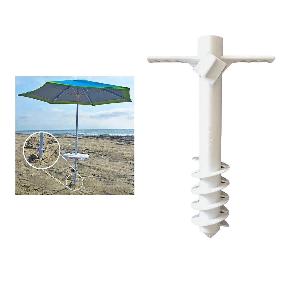 

Beach Sand Five Pin Umbrella Anchor Stand Adjustable Spiral Screw Base Holder for Secure Sun Shelter Fixing in Sand