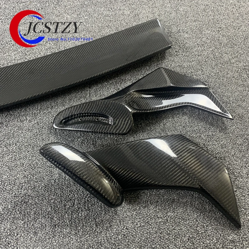 2012 - 2015 FOR Land Rover Range Rover EVOQUE Carbon fiber CRA REAR WING TRUNK LIP SPOILERS 4pcs - view 6