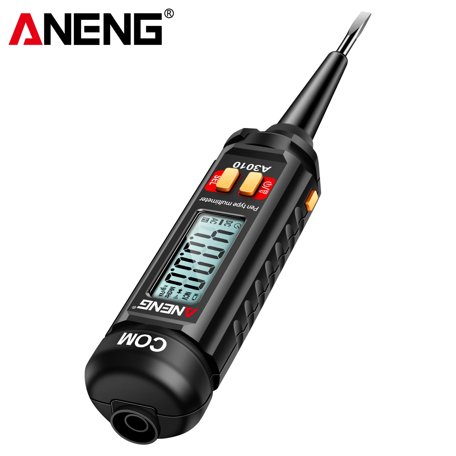 ANENG A3010 Pen-Type Multimeter 4000 Counts True-RMS Backlight Digital Auto Range TESTER Electrician Tools LCD for Voltage