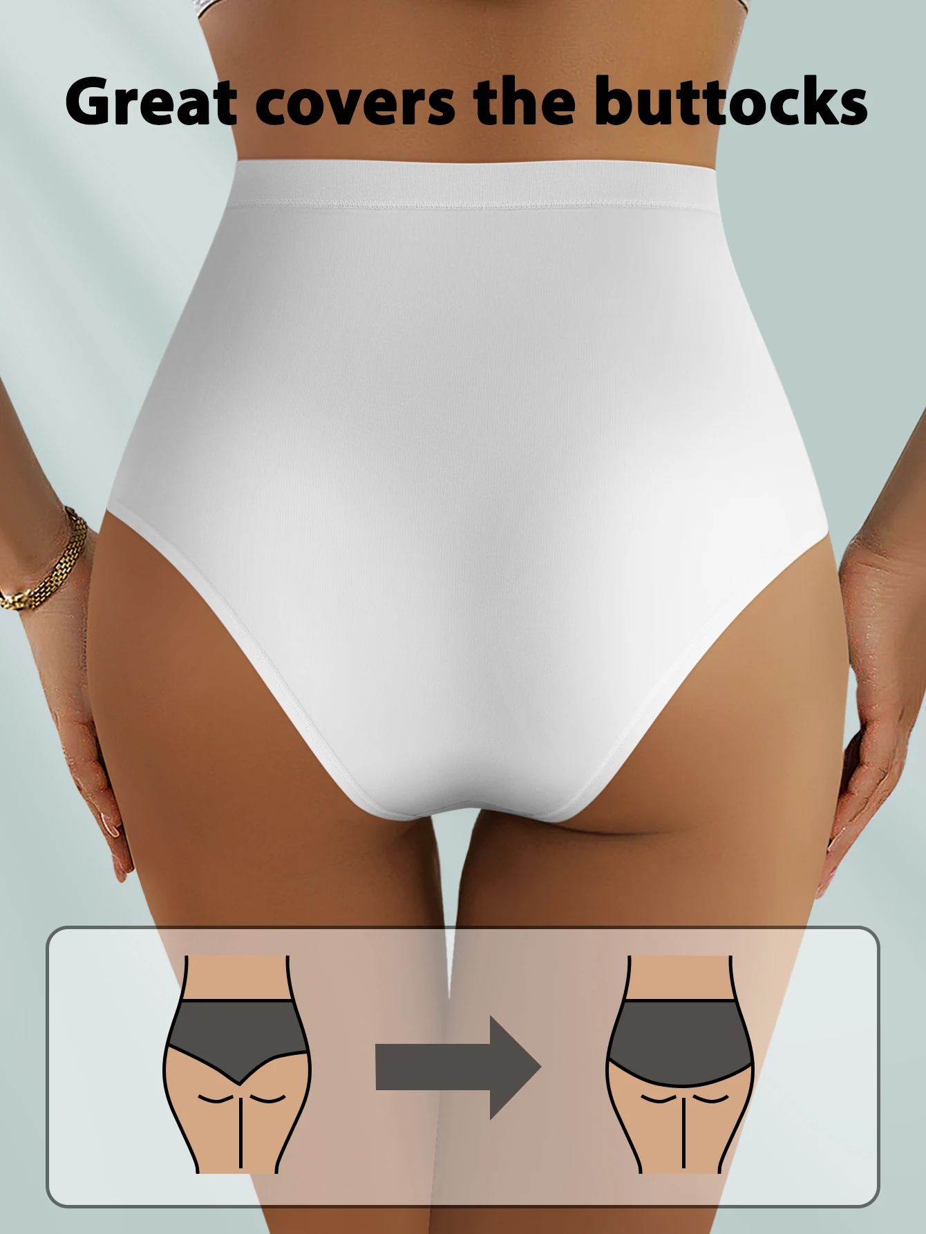 6Pcs/Set Sexy Lace Floral Underwear Women's Sexy Hollow Solid Color Underwear Women's High Waist Breathable Underwear