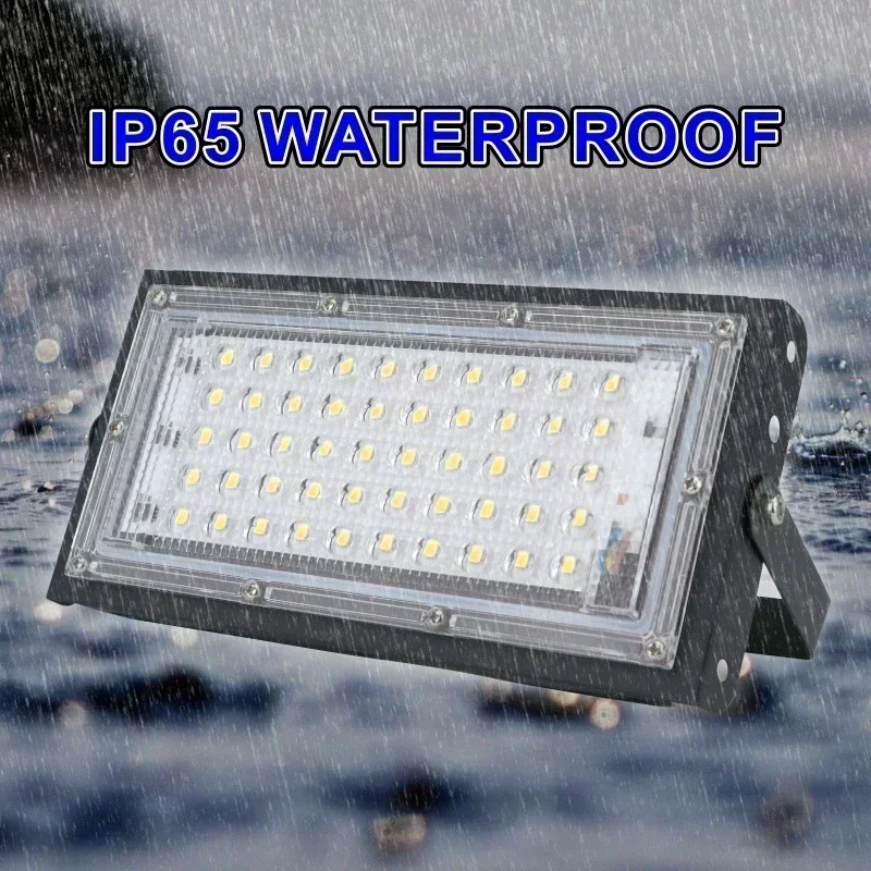 

50W Led Flood Light AC 220V 230V 240V Outdoor Floodlight Spotlight IP65 Waterproof Reflector LED Street Lamp Landscape Lighting