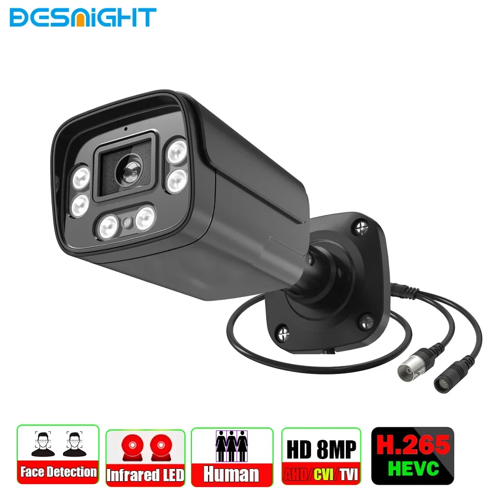 

2MP 5MP 8MP AHD Camera Video Security Cameras IR-CUT Vision Day & Night Surveillance Indoor Outdoor Face Human Car Detection