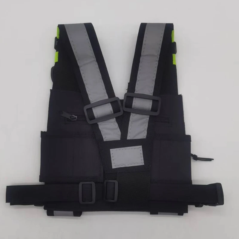 Chest Bag Walkie Talkies Front Pack Pouch Case Radio Shoulder Holster Two Way Radio Chest Harness Holder Bag Vest Rig Drop Ship view 6