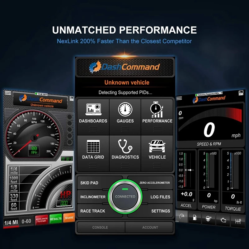 NEXAS NexLink 블루투스 5.0 진단 스캐너, IOS, 안드로이드, PC OBD2, EOBD 오류 코드 리더, 진단 스캔 도구