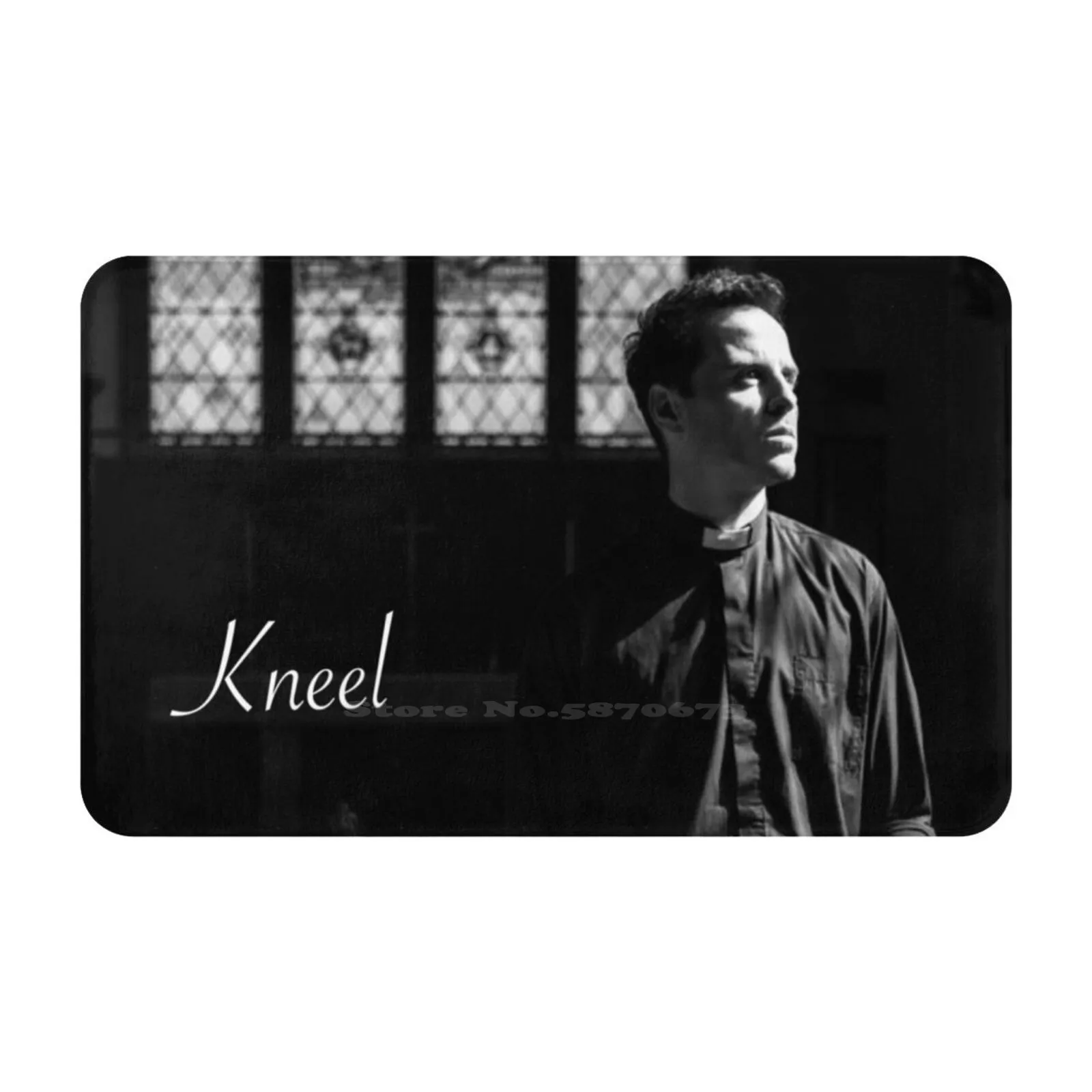 Moody Sexy Priest 3D Household Goods Mat Rug Carpet Foot Pad Moody Sexy Priest Fleabag Andrew Phoebe Waller Bridge Religion Tv