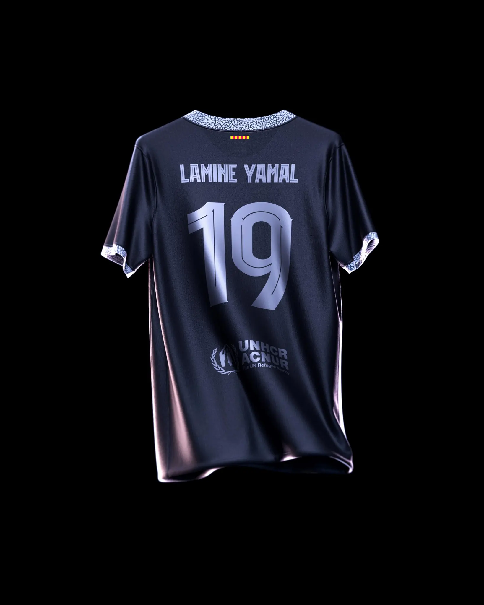 No.19 Yamal Short Sleeved T-shirt Fashionable Casual Quick Drying Breathable New Hot Selling Children's Adult Football Jerseys