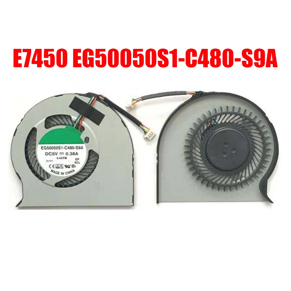 Laptop CPU Fan For DELL For Latitude E7450 EG50050S1-C480-S9A DC5V 0.38A / EG50040S1-C490-S9A DC5V 0.4A New