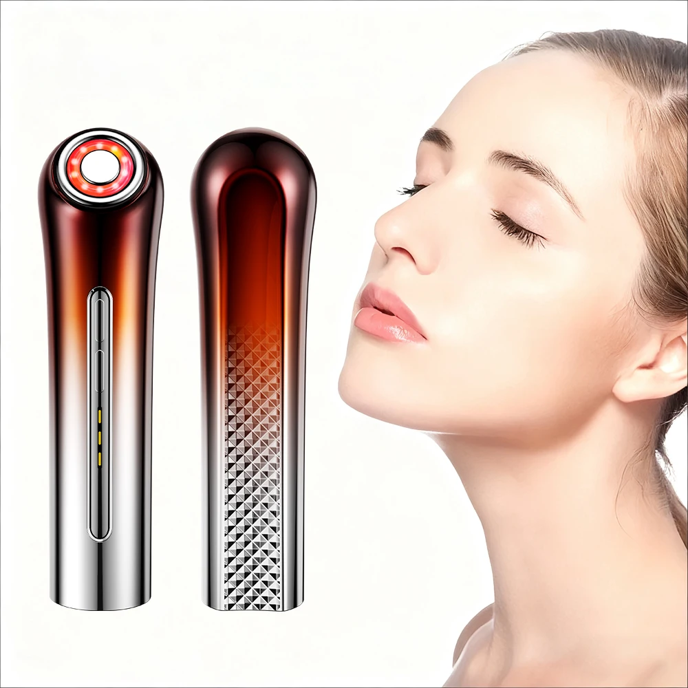 เครื่องยกกระชับใบหน้า คอ บริเวณรอบดวงตา นวดหน้า ลดริ้วรอย กระชับผิวหน้า ด้วยระบบ EMS สำหรับใช้ในบ้าน