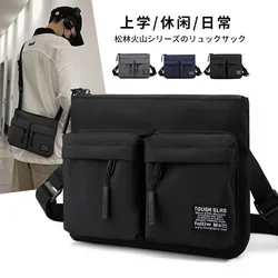 Multi-layers Men Crossbody Bags Lightweight All-match Nylon Messenger bags Waterproof Wear-resistant Man Handbags Student bolso