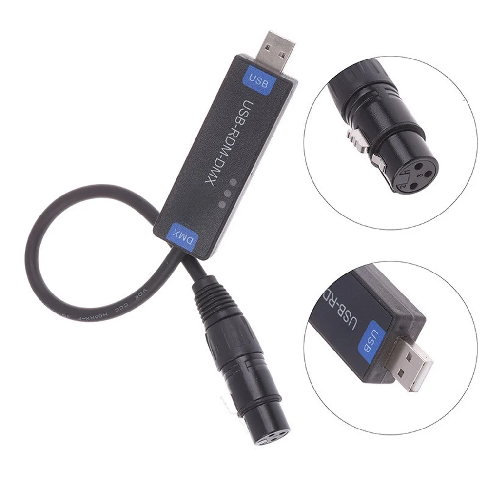 For Dmx512 Controller USB To For Dmx Interface 3-Pin XLR Wireless For Dmx Controller For Android Phone Stage Lighting PAR Light