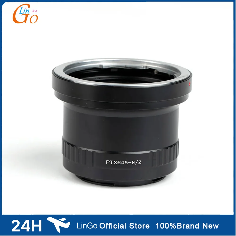LinGo Lens Mount Adapter Ring For Pentax 645 Lens to Nikon Z Mount Camera,Lens Adapter for Nikon Z5 Z6 Z7 Z9 Z50 Camera etc.