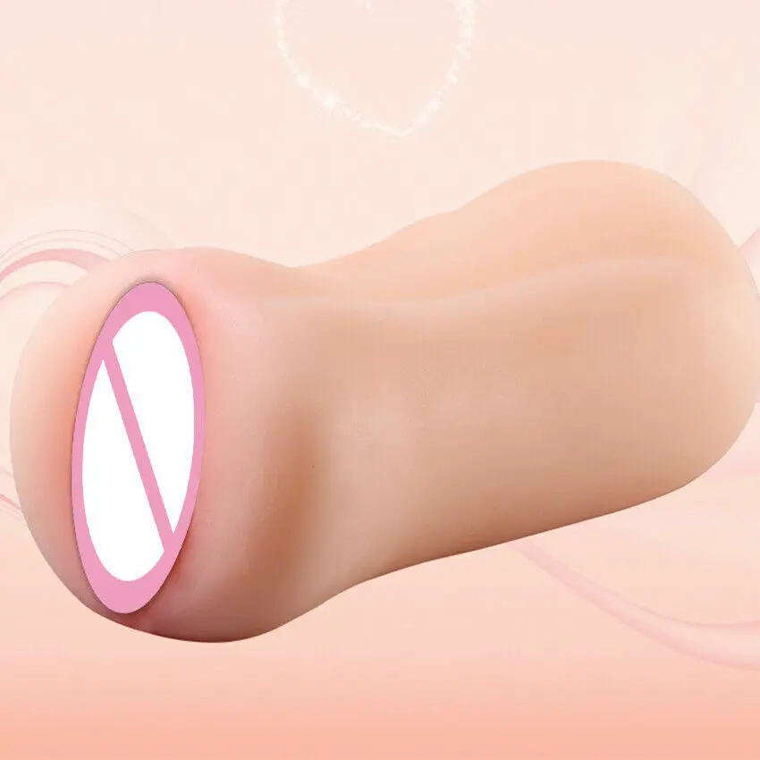 Male Masturbaters Soft Realistic Vagina Real Pussy Silicone Artificial Vagina Masturbation Cup For Men Adult Sex 4D Toys