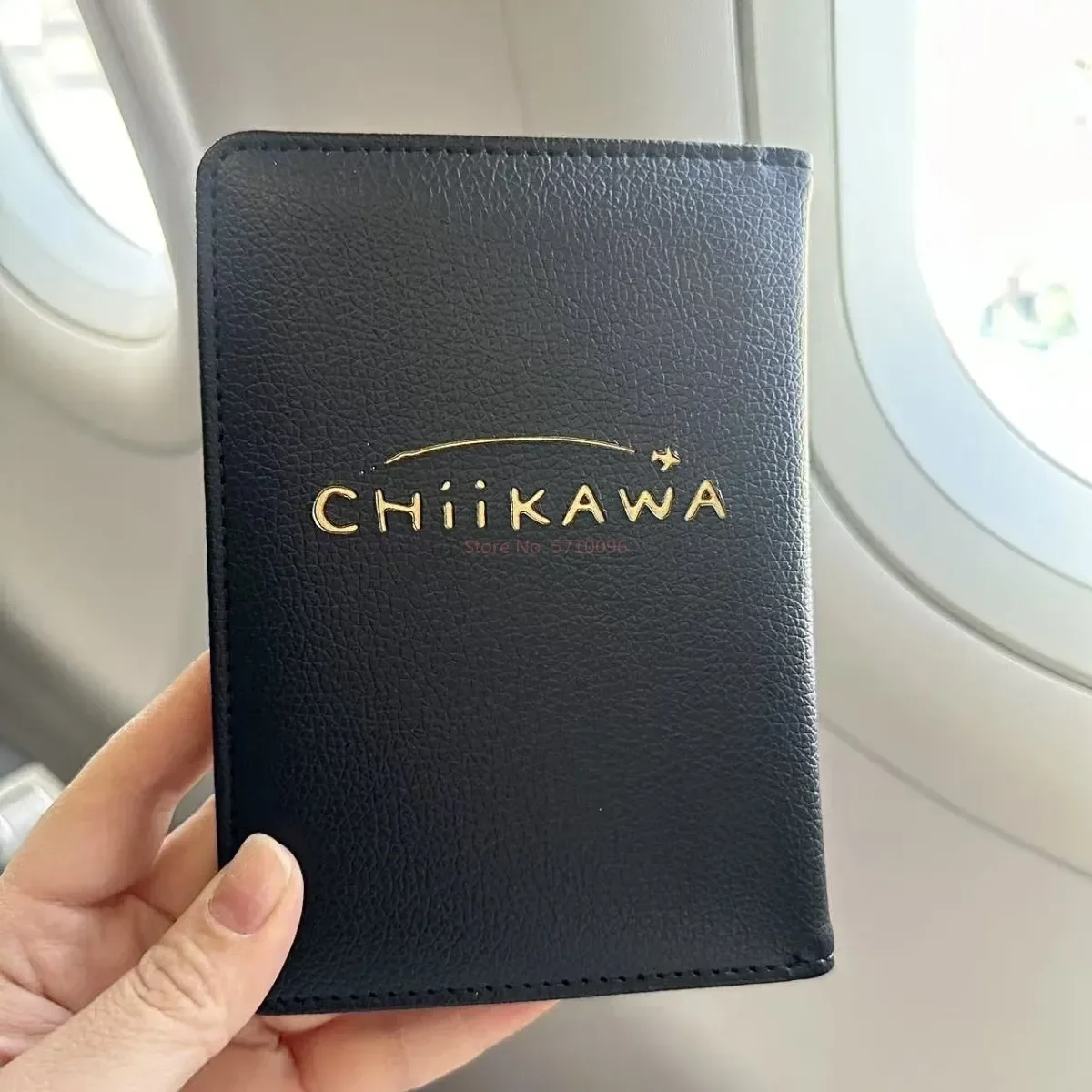 جديد Chiikawa Hachiware حامل جواز سفر جلدي في الخارج وثيقة السفر تذكرة Usagi أنيمي المحمولة حامل بطاقة التخزين الهدايا