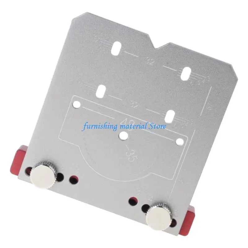 

Y5GD Drill Guide Locator Tool Hole Cutter Guide Woodworking Concealed Hinge Jig Kits