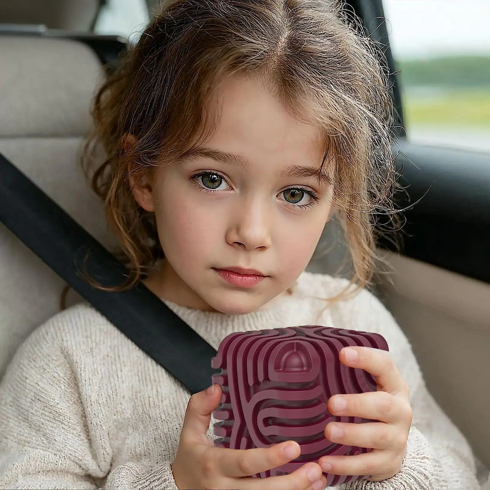 Planche d'activité sensorielle pour enfants, Cube en Silicone, motricité, jouet Montessori, relaxant, anti-Stress, tige en Silicone colorée, jouet de voyage, cadeaux