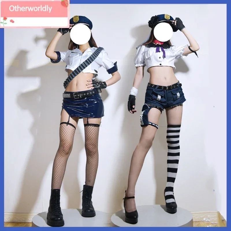 

Stocking Panty Anarchy Cow Girl Cosplay Costume Anime Panty & Stocking with Garterbelt Cosplay Party Suit Halloween Uniforms