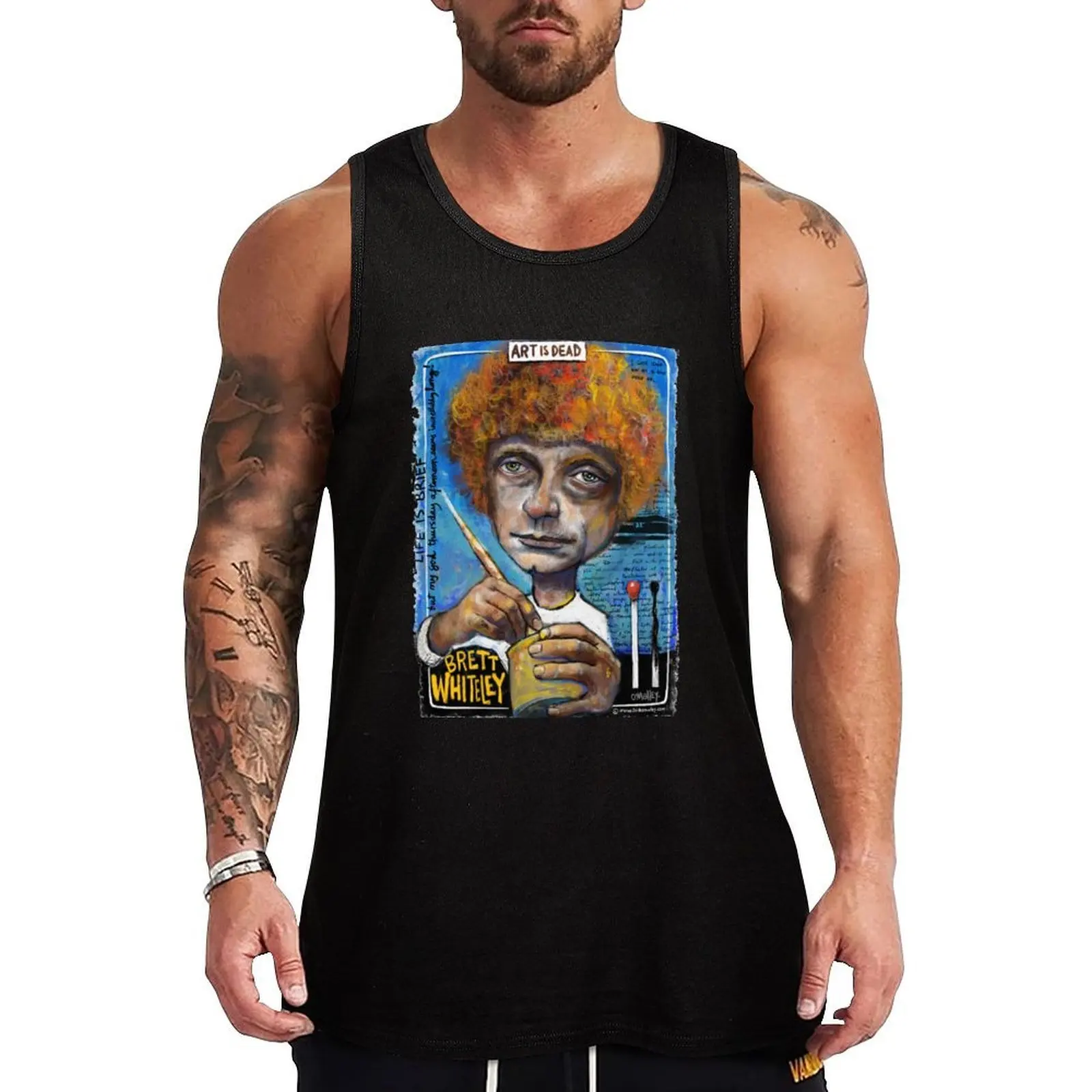 

Artist Brett Whiteley Tank Top Classic Basic Tank Top Solid Color Everyday Wear