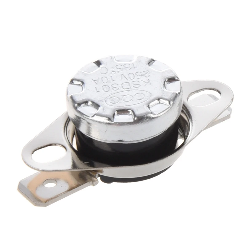 KSD301 250V 10A Thermostat Temperature Control Switch 135 Celsius N.C 15 Pcs