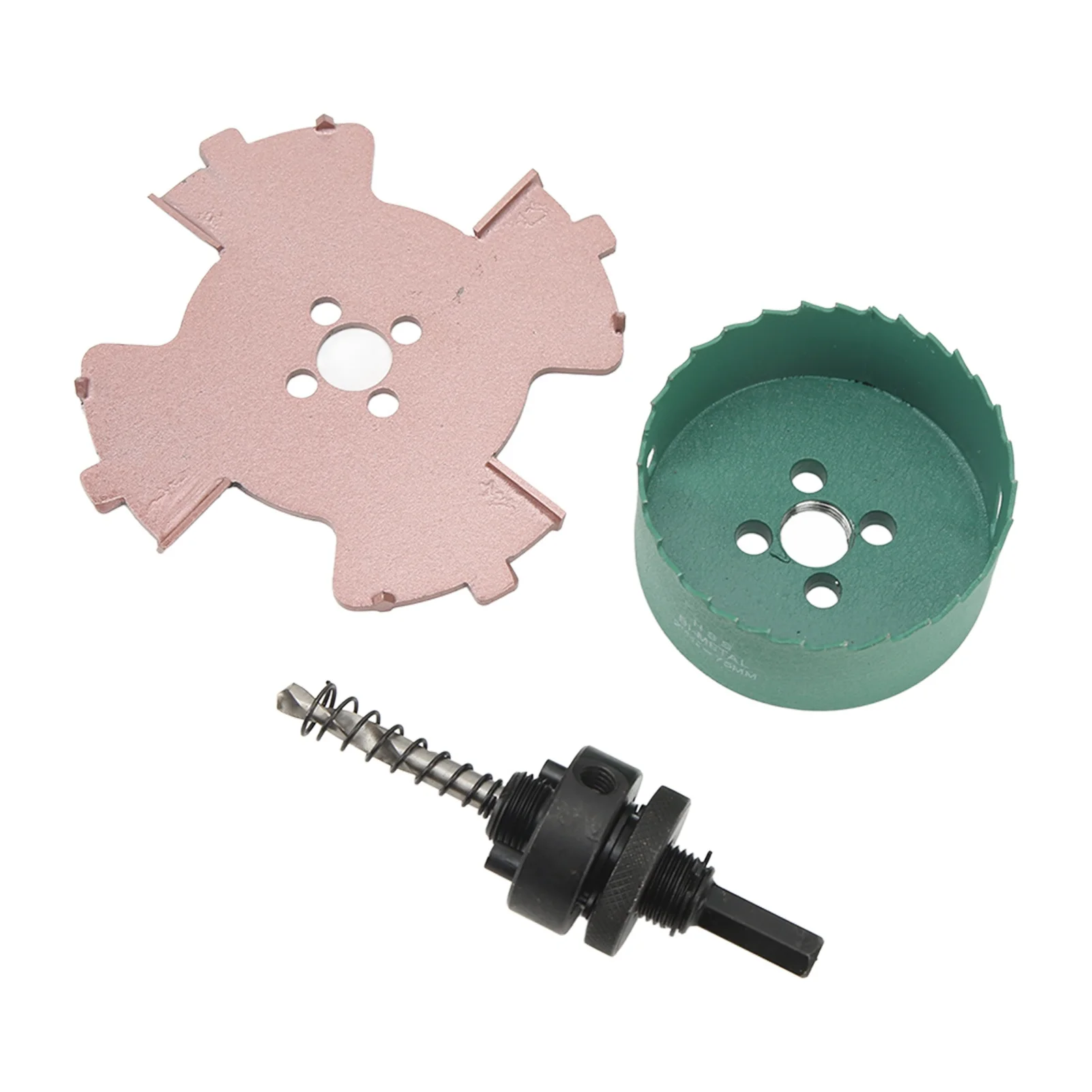 Borderless Spotlight Hole Opener Hex Shank Center Positioning Drill Counterslot Hole Tool Set