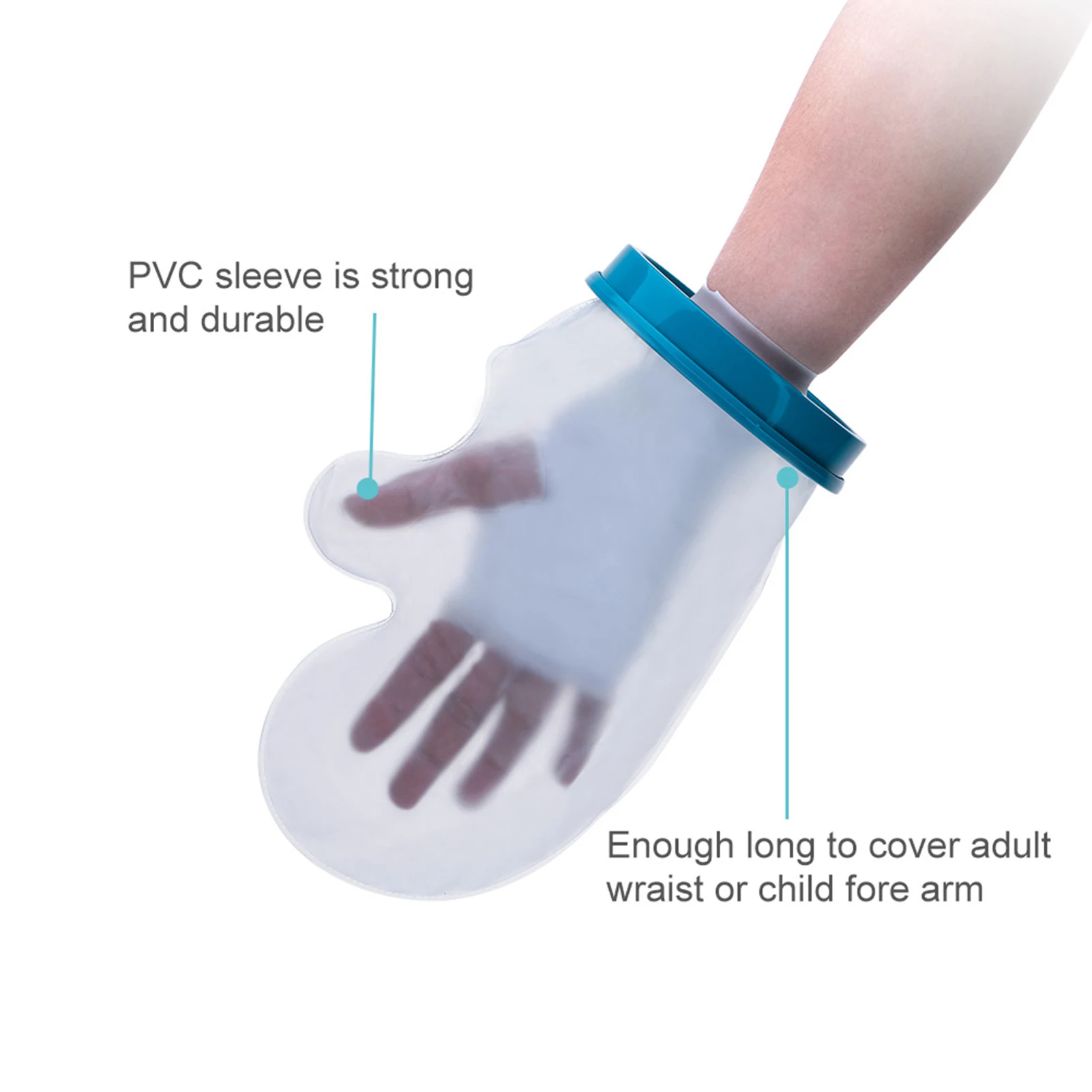 Water Protector Cast Cover Comfortable Arm Cast Cover Leakage Proof Skin Friendly Tight Elastic for Swimming for Women