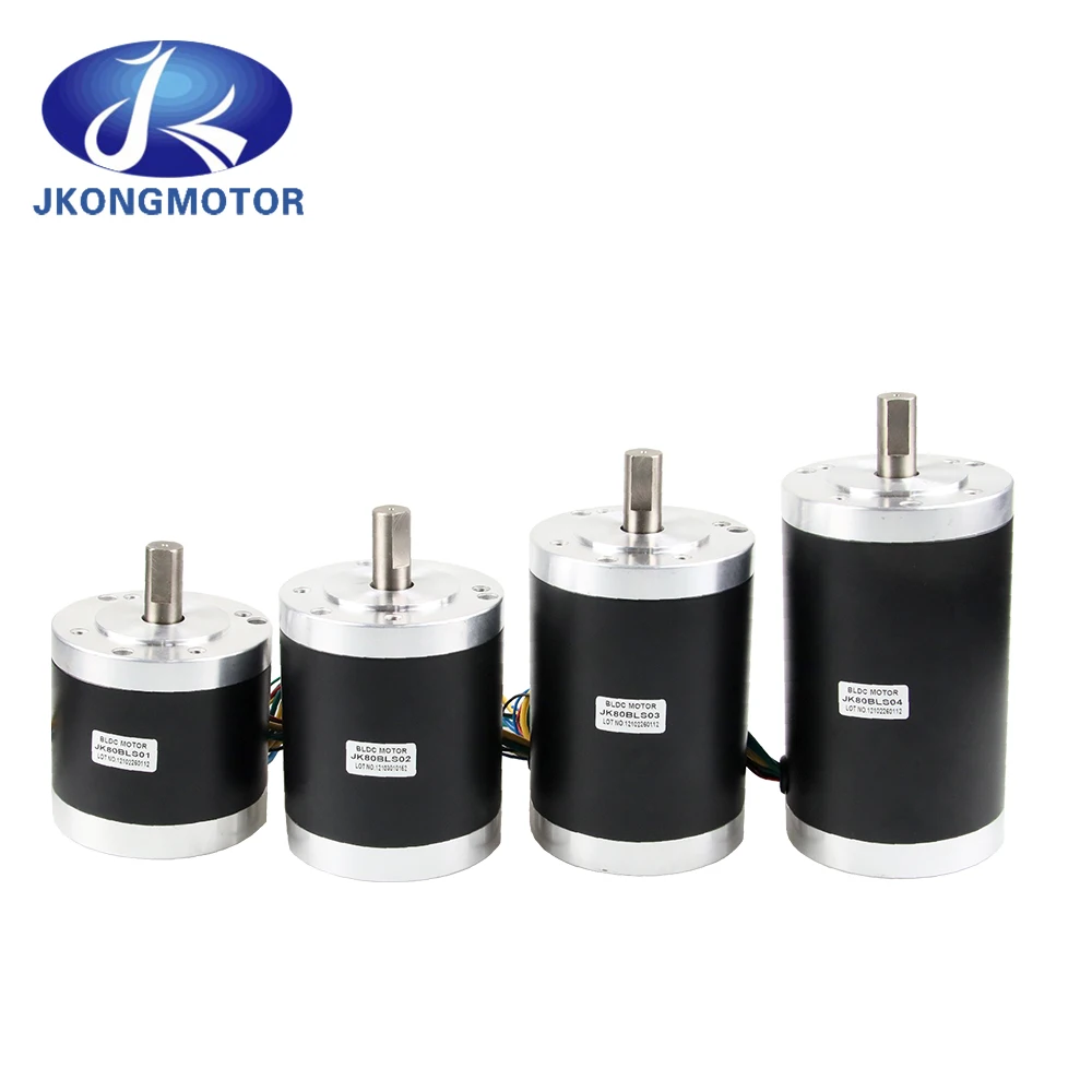 Jkongmotor 3000Rpm 48V JK80BLS04 Kits 440W 1.4N.m 4Poles Bldc Motor with JKBLD750 750W Brushless Dc Motor Controller / Driver