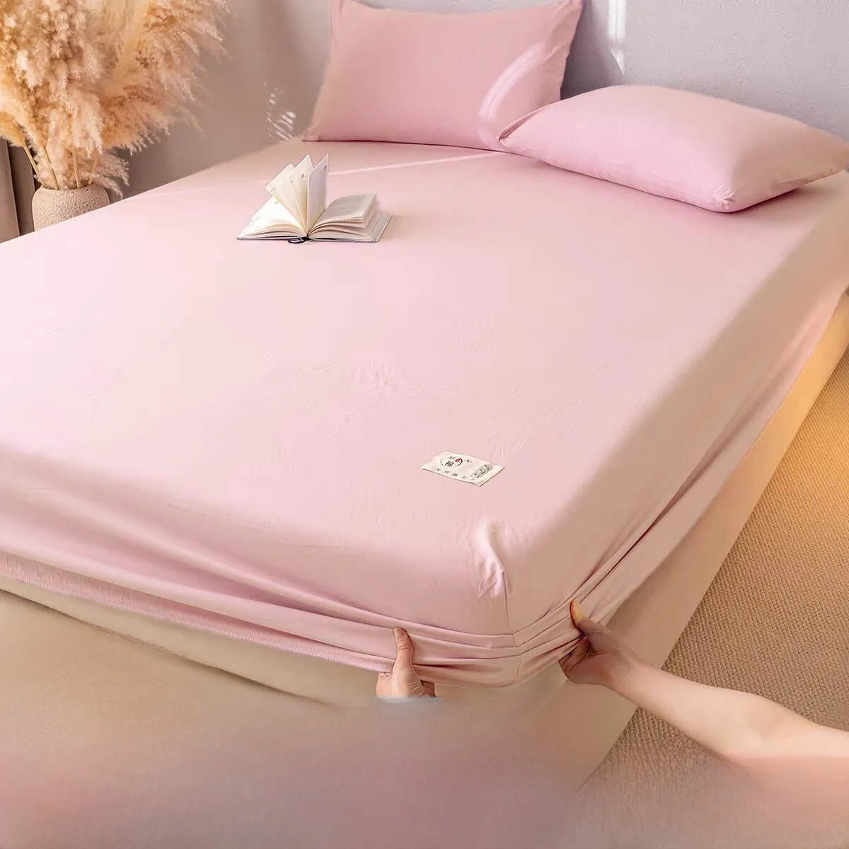 

Одноразовый комплект постельного белья: защитный чехол для спального места в поезде, комплект из четырех предметов, для отелей и путешествий, грязеотталкивающий, простыня, наволочка