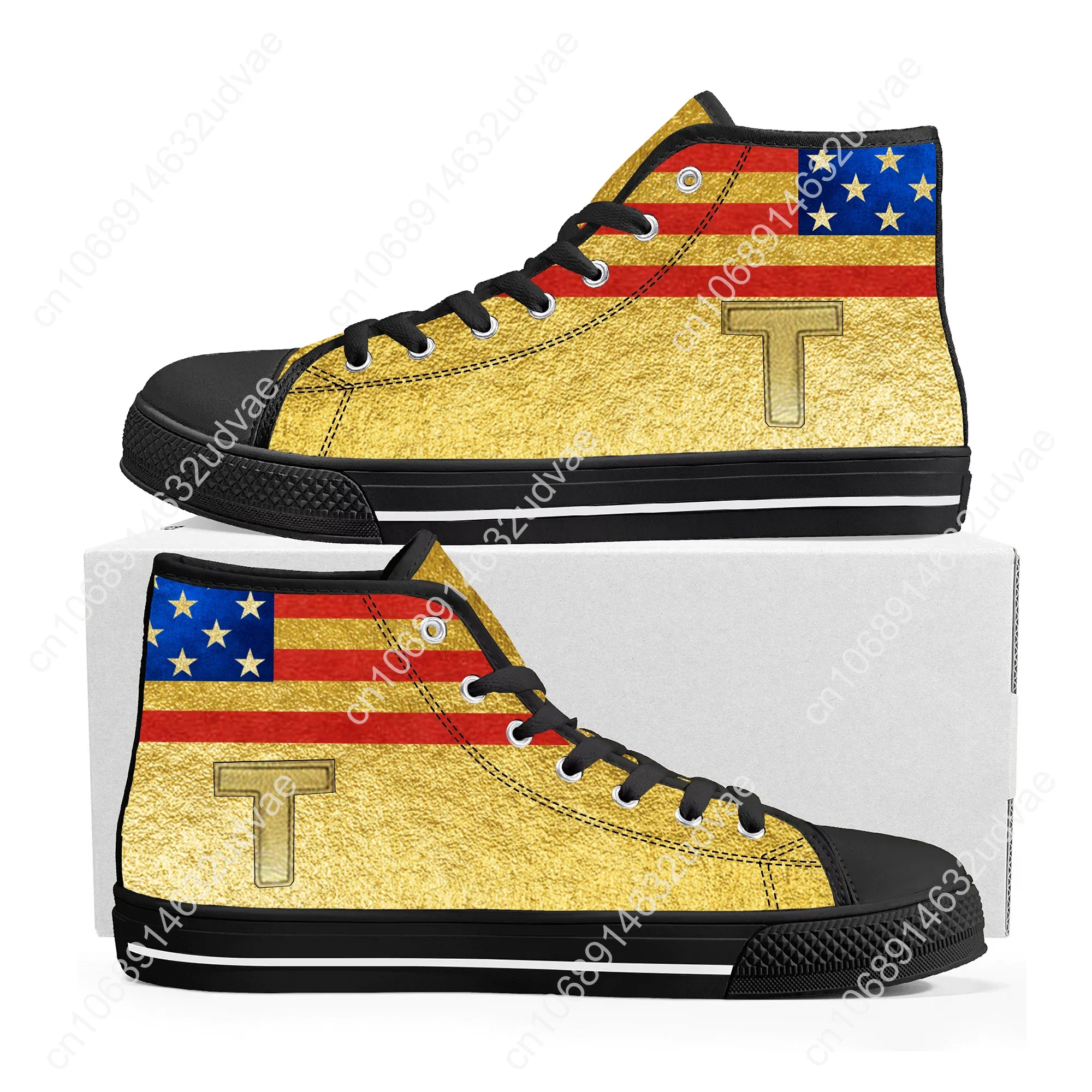 

Trump 2024 High Top Sneakers Never Surrender Mens Womens Teenager Canvas Sneaker Casual Couple Shoes Custom Shoe