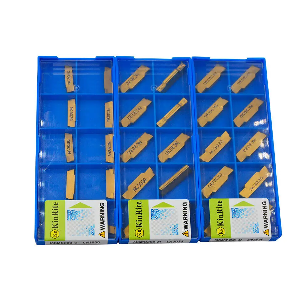 Inserção do carboneto, 30pcs, mgmn200-g cn3030 + mgmn300-m cn3030 + mgmn400-m cn3030