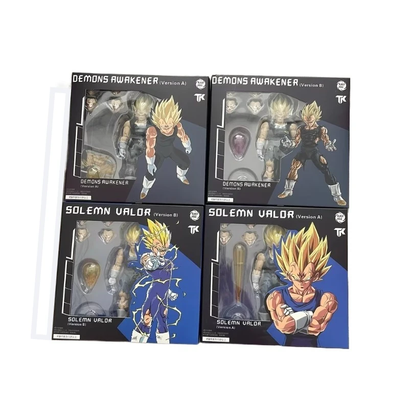 

Black Hole TK Joint Dragon Ball Battle Damaged Vegeta 3.0 Majin SHF Repair Edition Action Figures Children's Toy Birthday Gift