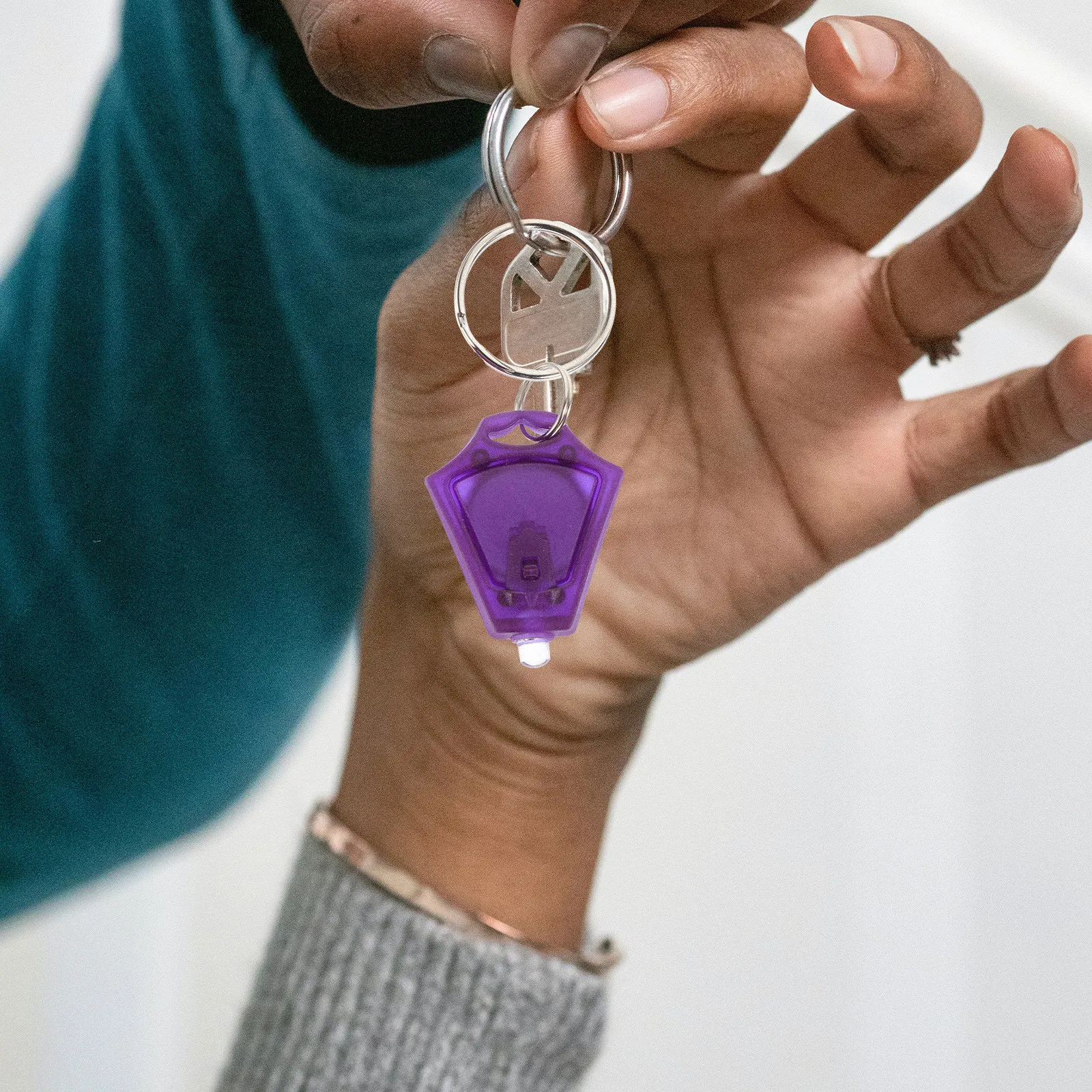 

5Pcs Pocket Sized LED Counterfeit Detection Lamp Keychain Money Light for Currency Jewelry Id Card Verification