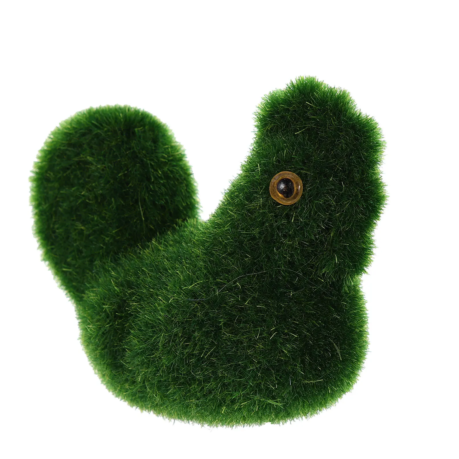 

Искусственный моховый петух, декор ярко-зеленого цвета для весенней жизненной силы, открытый сад, патио, газон, украшения для двора, имитация животных