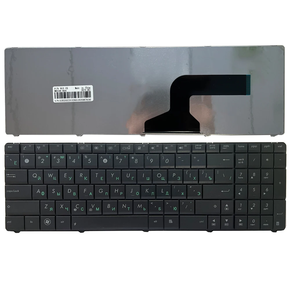 Nowy RU/rosyjska klawiatura dla ASUS K54C K54L K54LY K54C K54D K54H K54HR K54HY K54L K54LY K54S A55D A55DE A55DR K55D K55DE K55DR