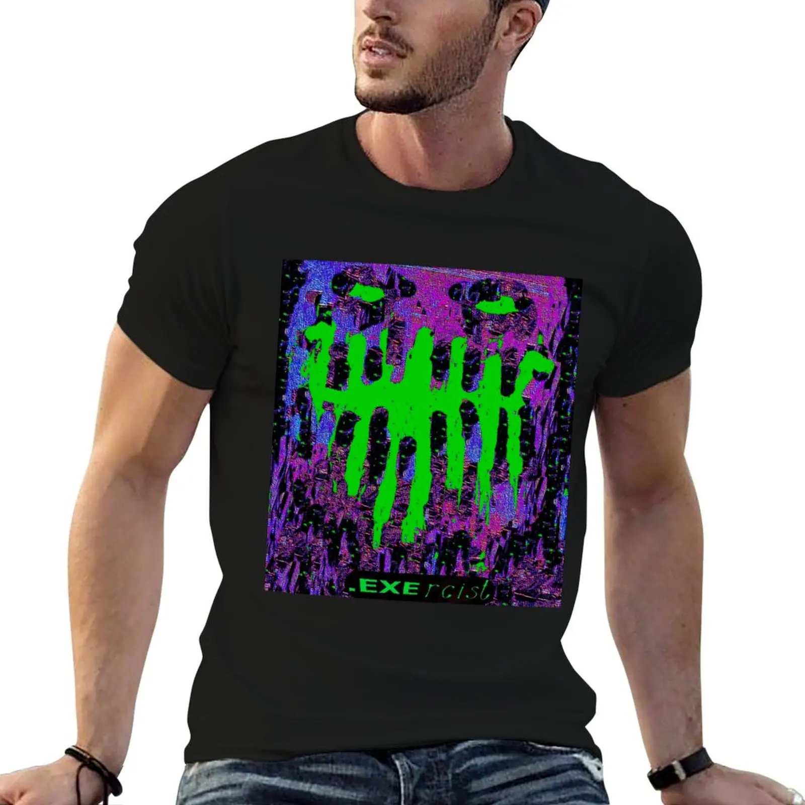 .EXErcist - Fiend T-Shirt Anti-Fade Casual Tee Shirt
