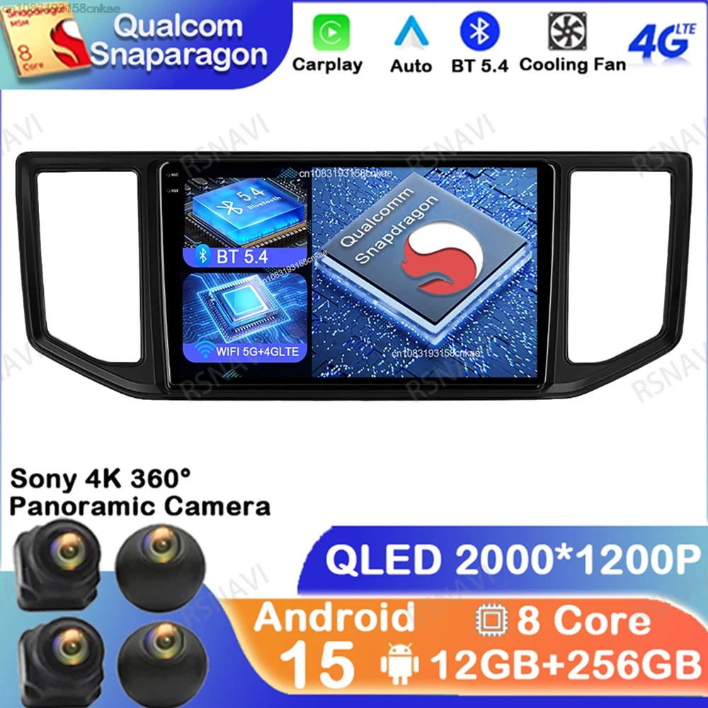 

Android 15 For VW Crafter Man Tge 2017 2018 2019 2020 Qualcomm DVD DSP BT QLED Autoradio Head Unit Multimedia Viedo Player GPS