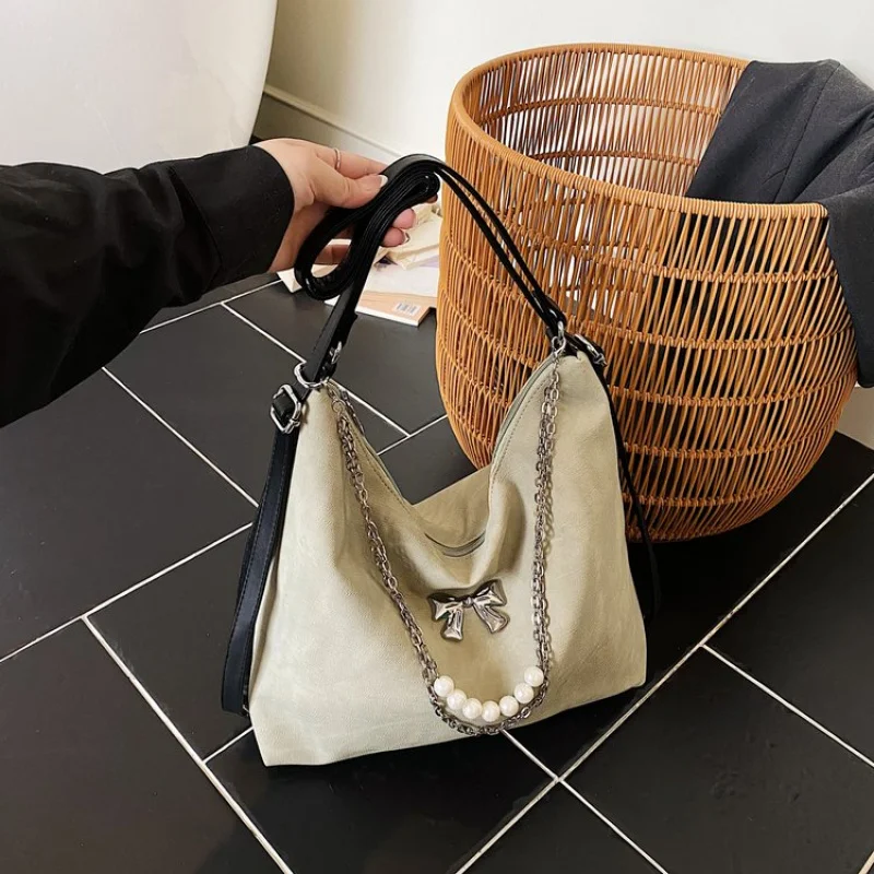 

Женская высококачественная кожаная большая сумка с регулируемым ремешком - классическая сумка на плечо люксового бренда для женских сумок