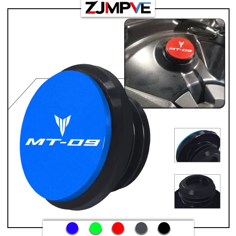 

Motorcycle Accessories Engine Oil Drain Plug Sump Nut Oil Cup Fuel Cover Oil Filler Cap For Yamaha MT-09 MT09 FZ-09 FJ-09 mt-09