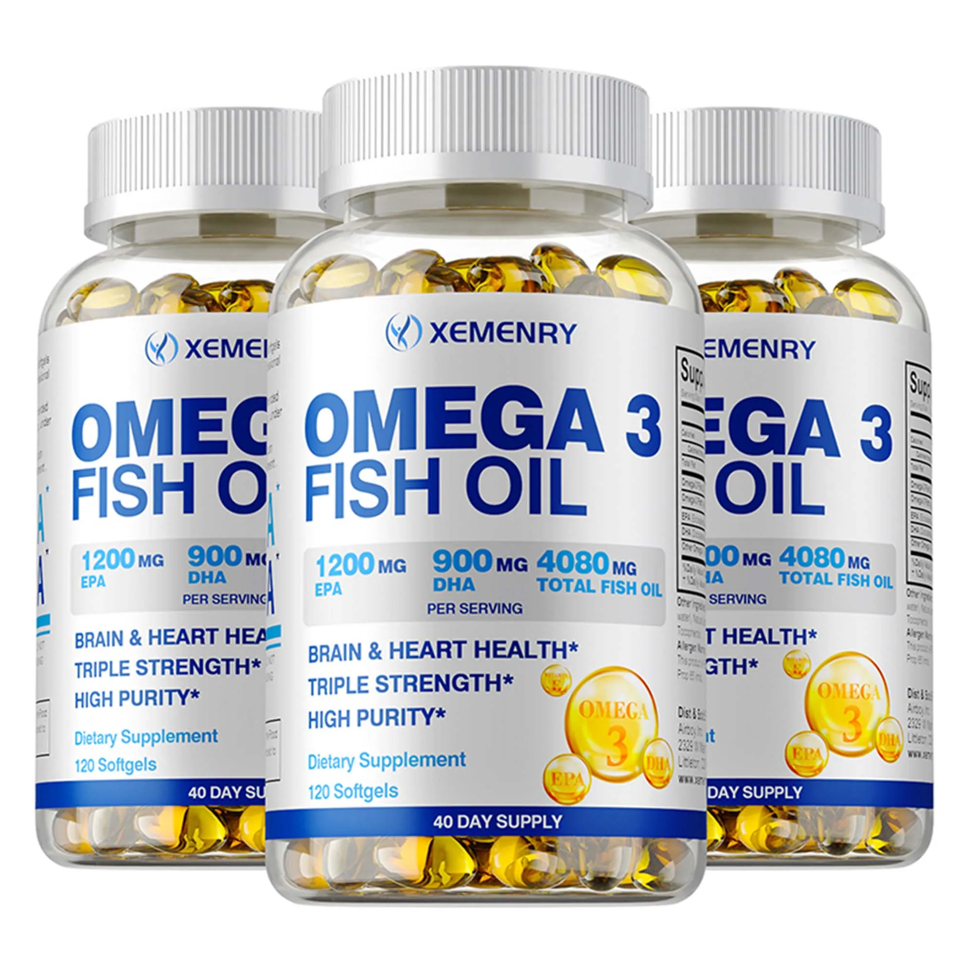 

Капсулы Omega-3 с рыбьим маслом — поддерживает здоровье сердца, глаз, мозг, суставов, снимает стресс, повышает иммунитет, улучшает память