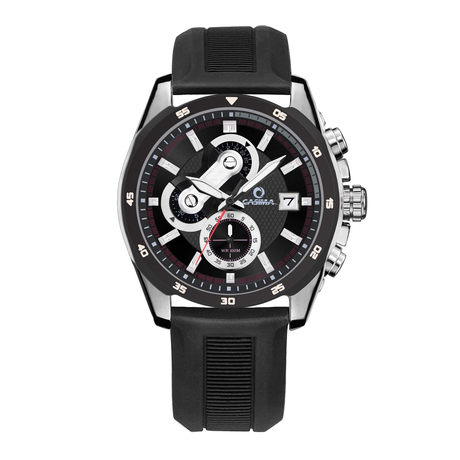CASIMA Часы для пар Мужские наручные часы Wports, кварцевый механизм, светящиеся, водонепроницаемые, простой тренд, модель ST-8311-1023