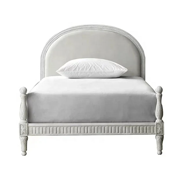 

/High Quality French Bedroom Furniture Wooden Double Full Size Twins Children Bed